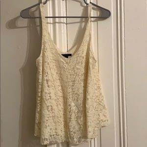 White Lace Tank Top